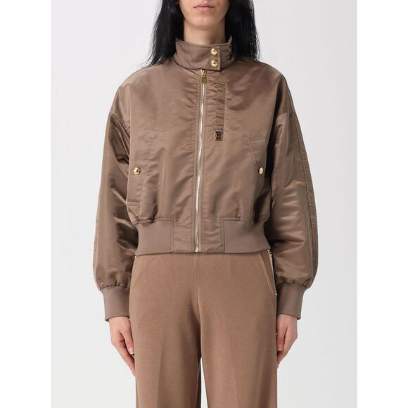 Elisabetta Franchi Jacket Woman Beige